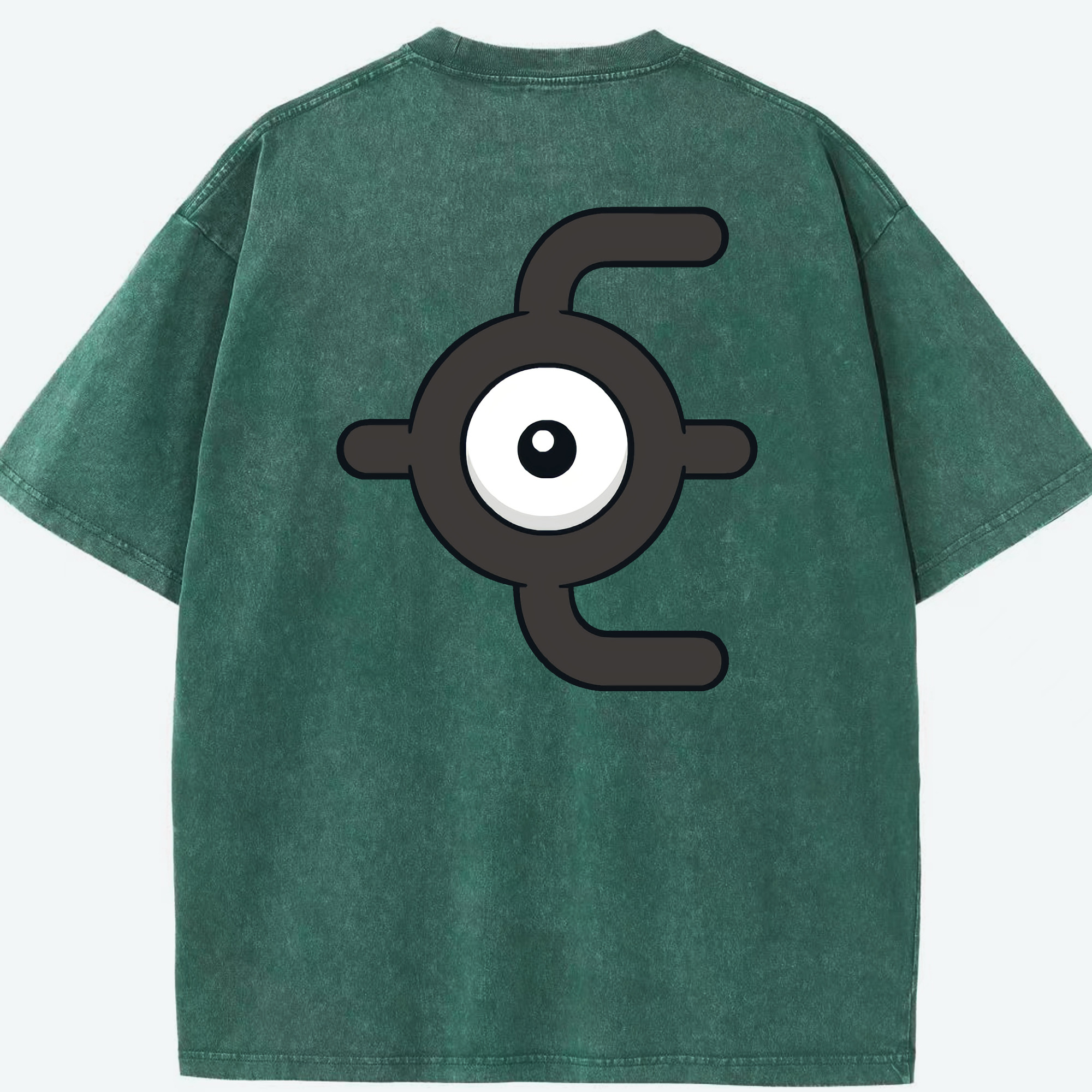 （画像用） ポケットモンスター Pokémon 綿100% ヴィンテージ風 半袖Tシャツ（背面プリント）